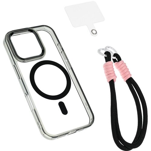  Maska za iPhone 16 Pro 6.3" MagSafe Loop, Crna Cene
