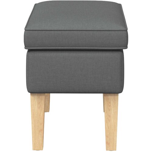  Stolica za noge Tamnosiva 55 x 35 x 41 cm Tkanina Slike