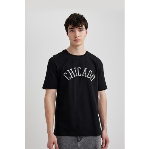 Defacto Regular Fit Crew Neck Printed Short Sleeve T-Shirt Cene