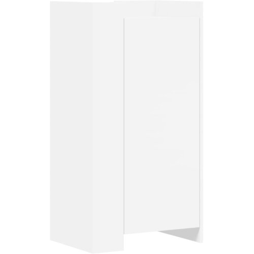 Maison Chic Omarica za obutev - Kopa za čevlje bela 52x37,5x100 cm inženirski les, (21778376) Slike