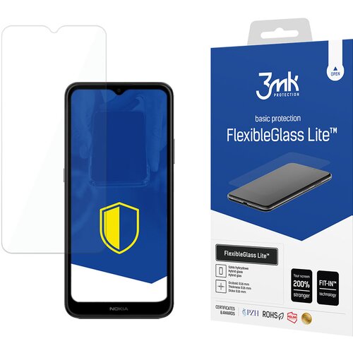 3mk OVITEK IZ KALJENEGA STEKLA FLEXIBLEGLASS LITE ZA NOKIA G300 5G, (22000386) Slike