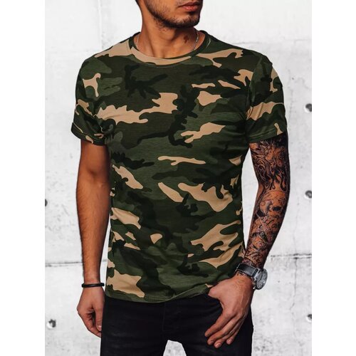 DStreet T-shirt męski moro khaki Slike