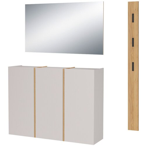 Germania Krem/u prirodnoj boji set za hodnik 168x200x37 cm Libbiano – Cijene