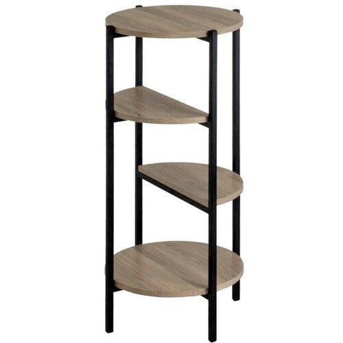 Casa Selección Črn regal v hrastovem dekorju 40x80 cm – Cene