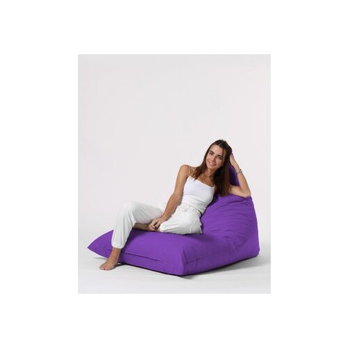 Atelier Del Sofa lazy bag Pyramid Big Bed Pouf Purple Slike
