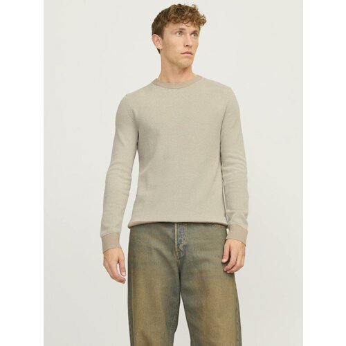 Jack & Jones muški džemper 12258139, bež Cene