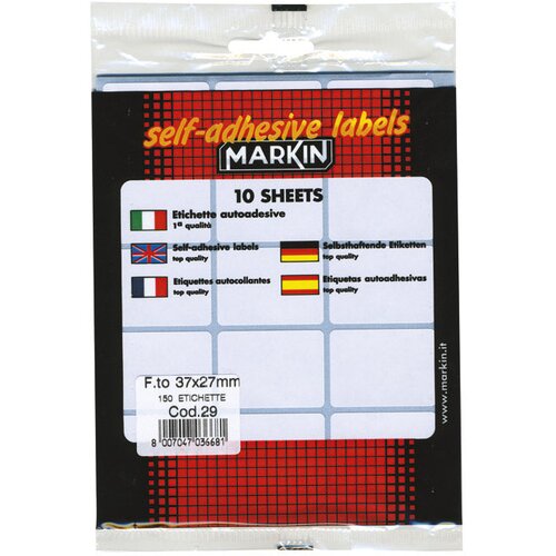  Etikete slep 37x27mm pk10L Markin 10029 blister Cene
