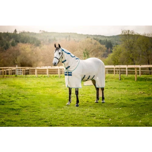 Horseware Ireland Pregrinjalo Amigo Bug Buster, Chalk/Navy & Blue Haze - 155 cm