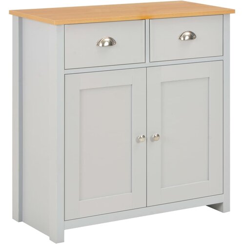  The Living Store Komoda siva 79x35x81 cm - Komoda, (21454714) Slike
