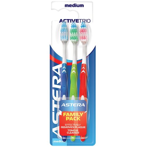 Astera Četkice za zube Active Trio Medium Cene