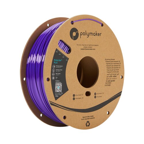 Polymaker PolyLite Silk PLA Purple Slike