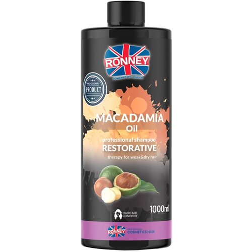  Šampon za obnovu slabe i suhe kose Ronney Macadamia Oil – 1000 ml Cijene