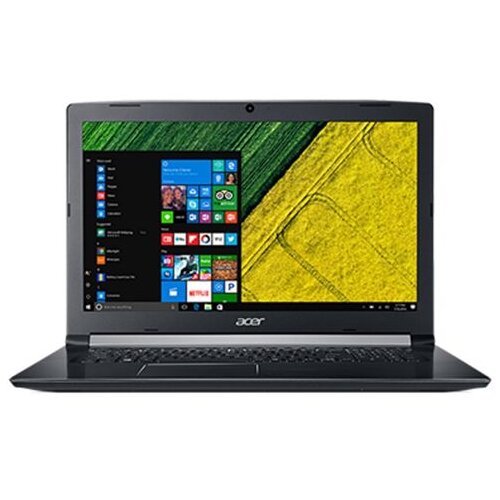 Acer Aspire A517-51G-34CN, 17.3 FullHD LED (1920x1080), Intel Core i3-7020U 2.3GHz, 4GB, 256GB SSD, GeForce MX130 2GB, noOS, black laptop Slike