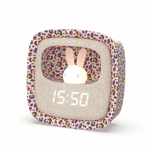 MOB nočna lučka in budilka Billy Clock Pink Cene