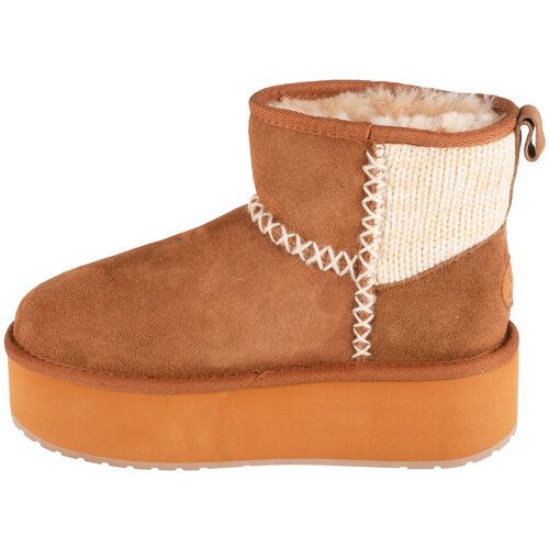 E-mu Stinger Knit Flatform Smeđa Slike