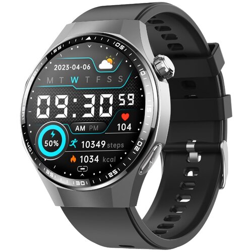 INF F230 pametna ura &ndash; 1.55 inch okrogli IPS zaslon, Bluetooth 5.3 Black, (5000348616) Cene