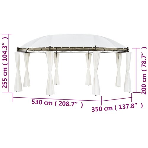  Sjenica krem-bijela 530 x 350 x 265 cm Slike