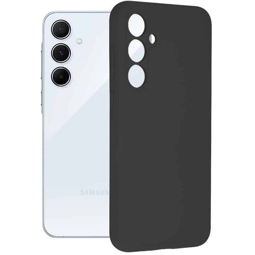 Techsuit Soft Edge silikonska maska za Samsung Galaxy A55 5G črna Cene