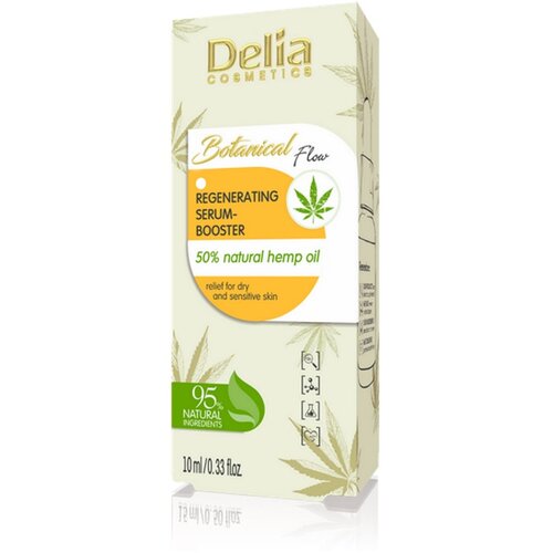 Delia BOTANICAL FLOW - regenerišući serum - pojačivač sa prirodnim uljem od konoplje 10ml Cijene