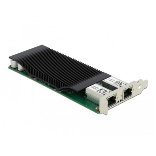 Delock Mrežna kartica PCIe 2xLAN RJ45 100/1000 low profile PoE+ (88500), (5000184632) Cene