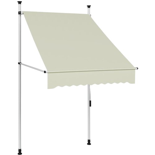 vidaXL Tenda na ručno uvlačenje 100 cm krem Cijene