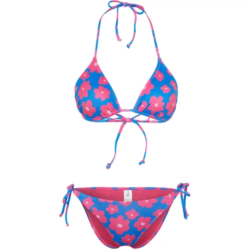 Trendyol Floral Patterned Triangle Tie Bikini Set