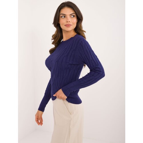 Wool Fashion Italia Sweater-AT-SW-2338-2.00-navy blue Cene