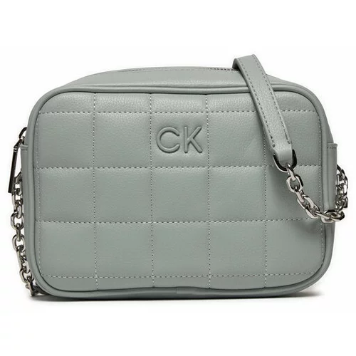 Calvin Klein Ročna torba Ck Square Quilt K60K612331 Siva
