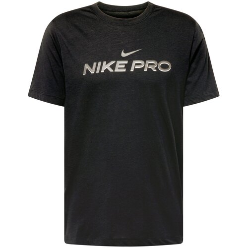 Nike Tehnička sportska majica kameno siva / crna / bijela Cene