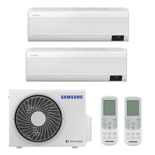 Samsung multi split inverter klima uređaj 14000 btu sa dve zidne jedinice AJ040TXJ2KGEU/AR07TXFCAWKNEU Slike