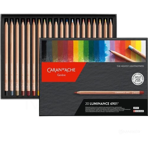 CARAN D'ACHE LUMINANCE 6901 SET 20 BARV, (22149743) Cene