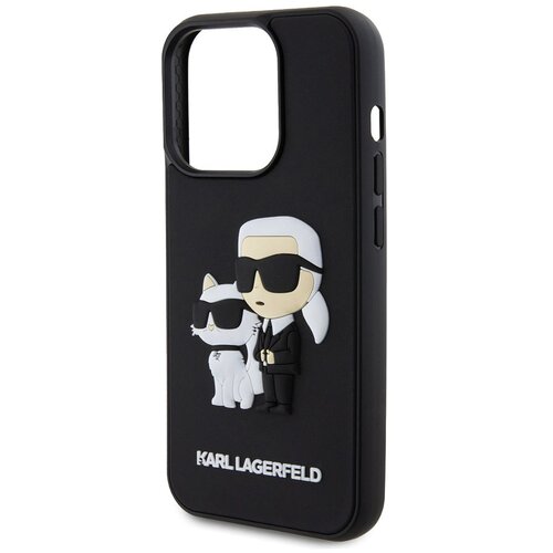 Karl Lagerfeld Karl Choupette 3D ohi&scaron;je za iPhone 13 Pro Elegantna za&scaron;čita, Črna, (5000010321) Cene
