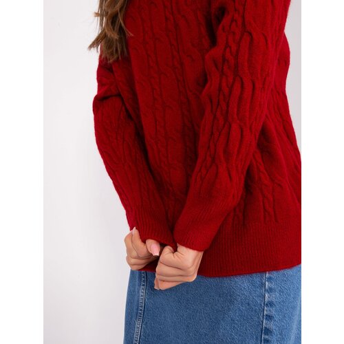 Wool Fashion Italia Sweater-AT-SW-2335-1.68P-burgundy Cijene