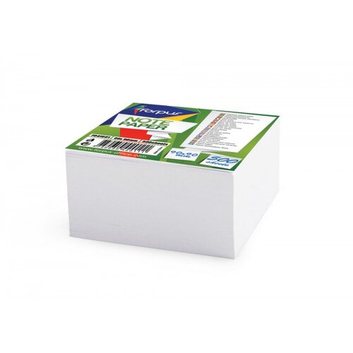 Forpus Kocka 90 x 90 mm, bela lepljena - FO41601 Slike