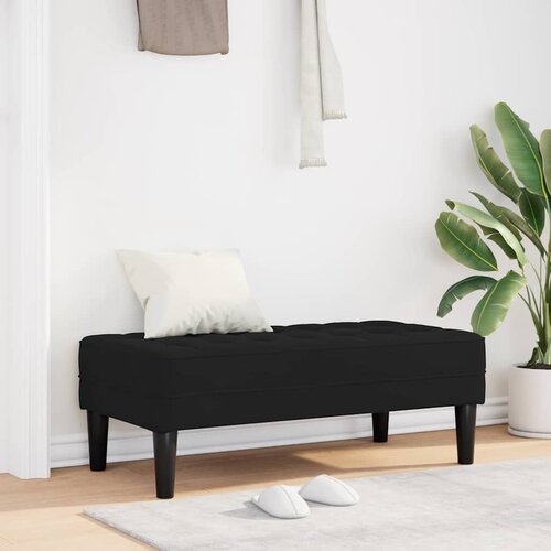  Klupa s jastukom Crna 113 x 57 x 39 cm Bar&scaron;un Cijene