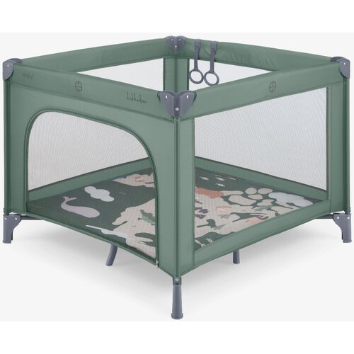 Kikka Boo Prenosiva ogradica Enjoy premium North America Green Slike