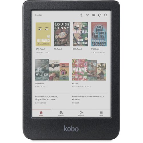 Kobo E-bralnik Clara Colour, 6'' Touch, 16GB WiFi, črn, (21154833) Cene