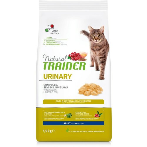 Trainer natural urinary adult - granule 33/18 - hrana za mačke sa urinarnim problemima, piletina 1.5kg Slike