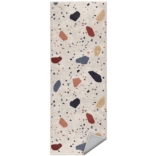 Mila Home Kremno bel pralen tekač 60x230 cm Cracked Terrazzo – Cene