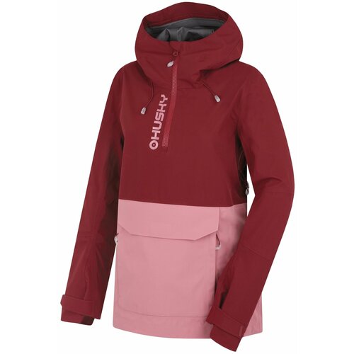 Husky Nabbi L burgundy/pink women's outdoor jacket Slike