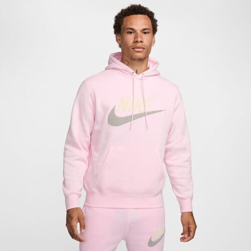 Nike m nk club bb po chnl ftra, muški duks, pink FN3104 Slike