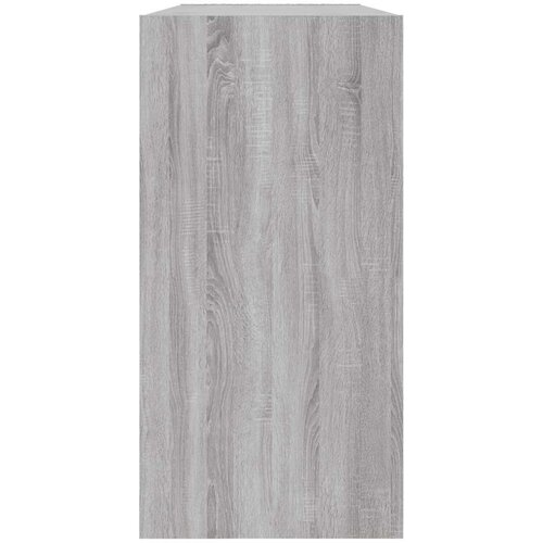 za knjige / komoda siva boja hrasta 50x25x80 cm drveni Slike