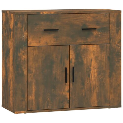 Maison Chic Komoda - Predalnik dimljeni hrast 80x33x70 cm inženirski les, (21718369) Cene