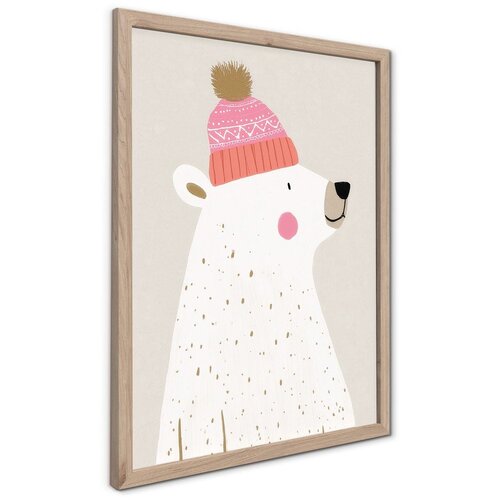 Styler Otro&amp;scaron;ka slika 30x40 cm White Bear &amp;ndash; Slike