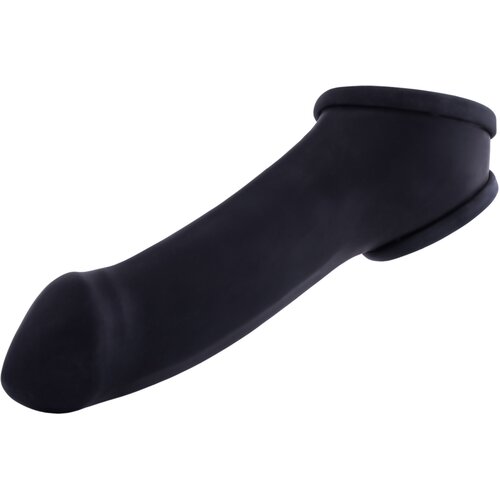Toylie Latex Penis Sleeve Erik 13cm Black Slike