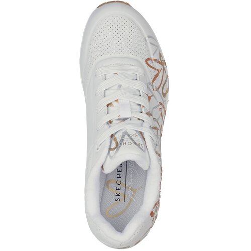 Skechers Superge Metallic Love 155523/WTGD White/Gold Slike