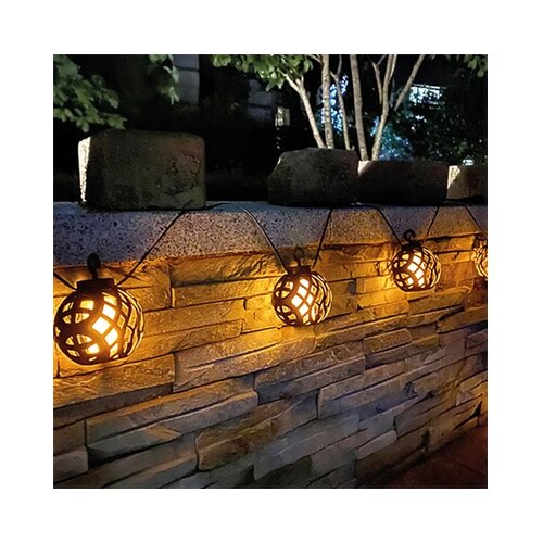 Garden of Eden LED solarna veriga z efektom ognja / plamena 140 cm Slike