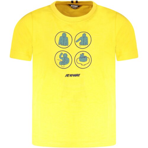 K-Way SHORT SLEEVE T-SHIRT CHILDREN YELLOW Cijene