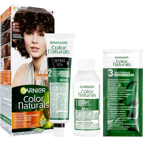 Garnier Color Naturals Creme barva za lase odtenek 4.12 Pure Chocolate 1 kos Cene