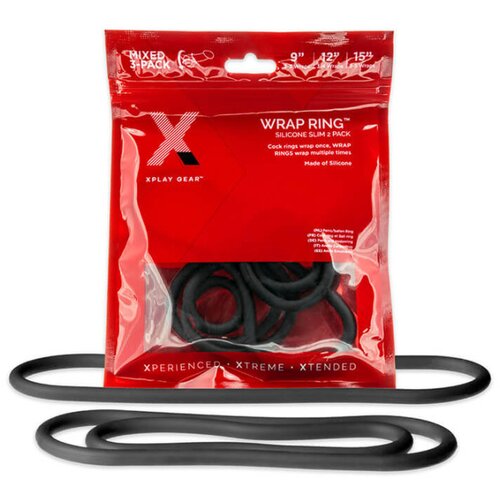 PerfectFIT Slim Wrap - set tankih prstenova za penis - crna (3 komada) Cijene